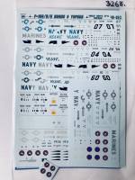 Thumbnail FIGHTERTOWN DECALS 3268. 48-023 F-16A/B/N NSAWC AND TOPGUN