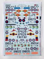 Thumbnail XTRADECAL 4627. 72291 HUNTING JET PROVOST T.3/T.4/T.51/T.52