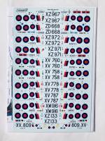 Thumbnail XTRADECAL 432. 72186 EARLY RAF HARRIERS
