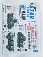 Thumbnail Star Decals 3391. 35-C1113 Lebanese Tanks   AFVs  6. Futher more generic unit insignias for tanks and AFVs