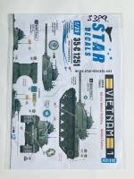 Thumbnail Star Decals 3389. 35-C1251 Vietnam ARVN   1. M41 Walker Bulldog and M48A3 Patton in South Vietnam army 