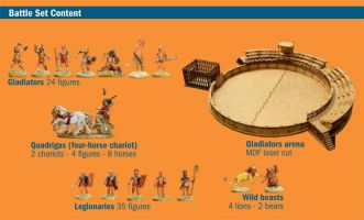 Thumbnail ITALERI  6196 GLADIATORS FIGHT BATTLE SET