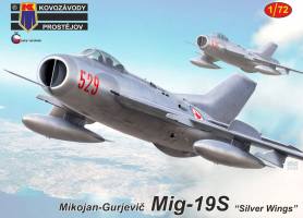 Thumbnail KOVOZAVODY 0329 MIKOJAN-GURJEVIC MIG-19S SILVER WINGS 