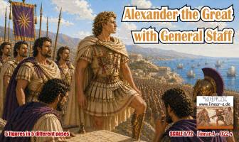 Thumbnail LINEAR-A LA-022S ALEXANDER THE GREAT WITH GENERAL STAFF