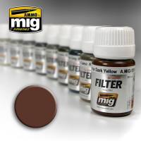 Thumbnail AMMO BY MIG JIMENEZ MIG1500 BROWN FOR WHITE FILTER UK SALE ONLY