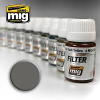 Thumbnail AMMO BY MIG JIMENEZ MIG1501 GREY FOR WHITE FILTER  UK SALE ONLY 