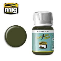 Thumbnail AMMO BY MIG JIMENEZ MIG1612 GREEN BROWN PANEL LINE WASH  UK SALE ONLY 