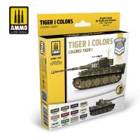 Thumbnail AMMO BY MIG JIMENEZ 7182 TIGER I COLOURS PAINT SET