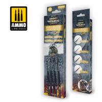 Thumbnail AMMO BY MIG JIMENEZ 7621 MARTA KOLINSKY FIGURES PREMIUM BRUSH SET
