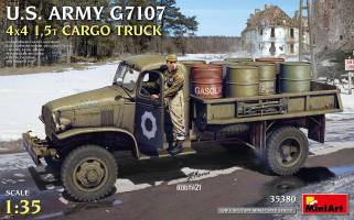 Thumbnail MINIART 35380 U.S. ARMY G7107 4X4 1.5T CARGO TRUCK