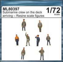 Thumbnail CMK 80397 SUBMARINE CREW ON THE DECK ARRIVING IN PORT