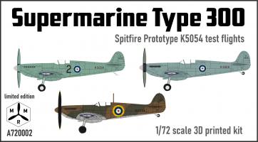 Thumbnail IBG MODELS 720002 SUPERMARINE TYPE 300 SPITFIRE PROTOTYPE K5054 TEST FLIGHTS