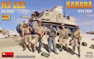 Thumbnail MINIART 35274 M3 LEE SAHARA MID PROD WITH CREW