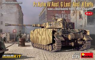 Thumbnail MINIART 35333 PZ.KPFW.IV AUSF.G LAST/ AUSF.H EARLY NIBELUNGENWERK MAT-JUNE 1943