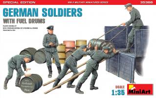 Thumbnail MINIART 35366 GERMAN SOLDIERS WITH FUEL DRUMS