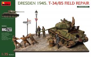 Thumbnail MINIART 36064 T-34/85 FIELD REPAIR DRESDEN 1945 - BIG SET
