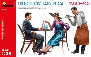 Thumbnail MINIART 38062 FRENCH CIVILIANS IN CAFE 1930-40S