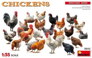 Thumbnail MINIART 38112 CHICKENS
