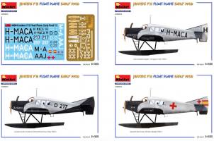 Thumbnail MINIART 48004 JUNKERS F13 FLOAT PLANE EARLY PRODUCTION