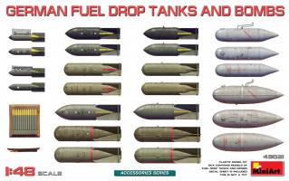Thumbnail MINIART 49021 GERMAN FUEL DROP TANKS AND BOMBS
