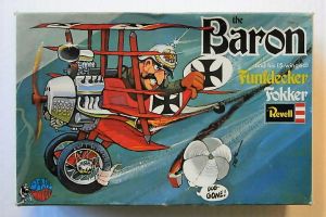 Thumbnail REVELL H-190 DEALS WHEELS THE BARON AND HIS FUNFDECKER FOKKER