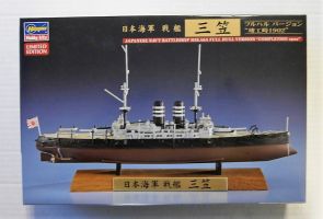 Thumbnail HASEGAWA 30044 LIMITED EDITION JAPANESE NAVY BATTLESHIP MIKASA FULL HULL 1902