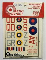 Thumbnail  2658. AERO DECALS - VICKERS WELLINGTON MARKINGS