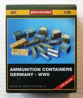 Thumbnail PLUS MODEL 027 AMMUNITION CONTAINERS GERMANY WWII