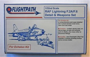 Thumbnail FLIGHTPATH RAF LIGHTNING F.2A/F.6 DETAIL   WEAPONS SET