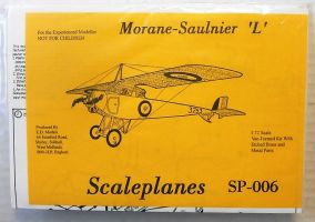 Thumbnail SCALEPLANES SP006 MORANE-SAULNIER L