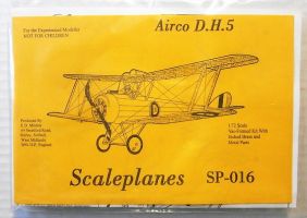 Thumbnail SCALEPLANES SP016 AIRCO D.H.5