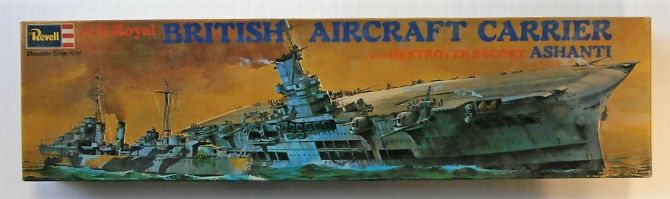Thumbnail REVELL H-312 ARK ROYAL BRITISH AIRCRAFT CARRIER WITH SHANTI DESTROYER ESCORT