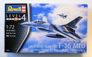 Thumbnail REVELL 03905 LOCKHEED MARTIN F-16 MLU 100TH ANNIVERSARY 1ST SQUADRON FLORENNES