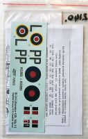 Thumbnail  2140. MINI PRINT DECALS 72523 B-24 LIBERATOR GR. Mk. VI