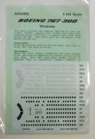 Thumbnail DISCOUNT DECALS 1785. AHS 4103 BOEING 767-300 WINDOWS
