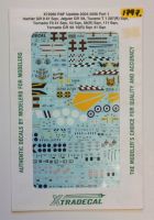 Thumbnail XTRADECAL 1797. 72066 RAF UPDATE 2004-2006 PART 1 HARRIER GR 9 JAGUAR GR 3A TUCANO TORNADO F3 TORNADO GR 4A