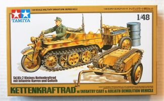 Thumbnail TAMIYA 32502 KETTENKRAFTRAD WITH INFANTRY CART   GOLIATH