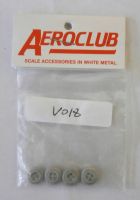 Thumbnail AEROCLUB V018 SPITFIRE WHEELS 4 SLOT BALLOON 9MM X 4