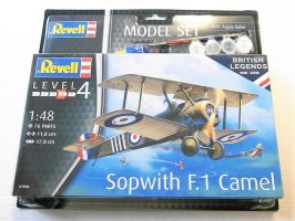 Thumbnail REVELL 63906 SOPWITH F.1 CAMEL MODEL SET