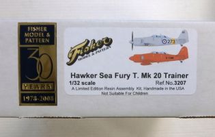 Thumbnail FISHER MODEL 3207 HAWKER SEA FURY T. Mk 20 TRAINER