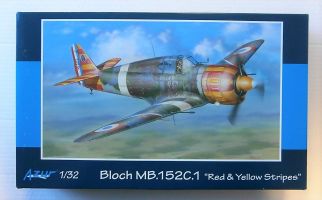 Thumbnail AZUR A094 BLOCH MB.152C.1  RED AND YELLOW STRIPES 