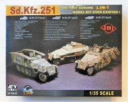 Thumbnail AFV CLUB 35S35 SD.KFZ.251 - 21AUSF.C/ 7AUSF.D/ 1AUSF.D 3 IN 1  UK SALE ONLY 