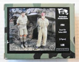 Thumbnail VERLINDEN PRODUCTIONS 1754 DESERT RAT TANKERS WWII  2 FIGS 