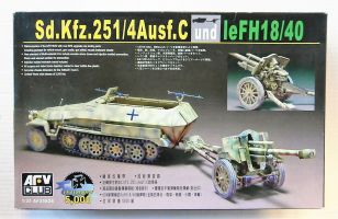 Thumbnail AFV CLUB 35S28 SD.KFZ.251/4 AUSF.C   LEFH 18/40