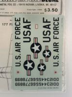 Thumbnail  2192. BARE METAL DECAL 72-7 F-106A NEW JERSEY ANG