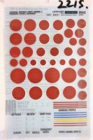 Thumbnail DISCOUNT DECALS 2215. M45 JAPANESE AIRFORCE SHEET NUMBER 2 HINOMARU STENCILS