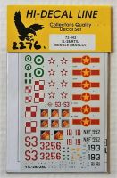 Thumbnail HI DECAL 2276. 72043 IL-28/RT/U BEAGLE/MASCOT