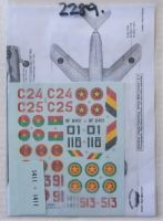 Thumbnail  2289. BERNA DECALS BD4888 MIG-17 AFRICAN AIR FORCES PART 1