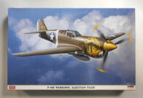 Thumbnail HASEGAWA 08211 P-40E WARHAWK ALEUTIAN TIGER