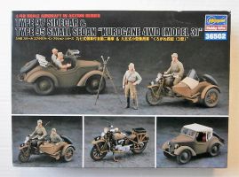 Thumbnail HASEGAWA 36502 TYPE 97 SIDECAR   TYPE 95 SMALL SEDAN KUROGANE 4WD  MODEL 3 